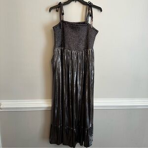 Torrid Shimmering Metallic Maxi Dress